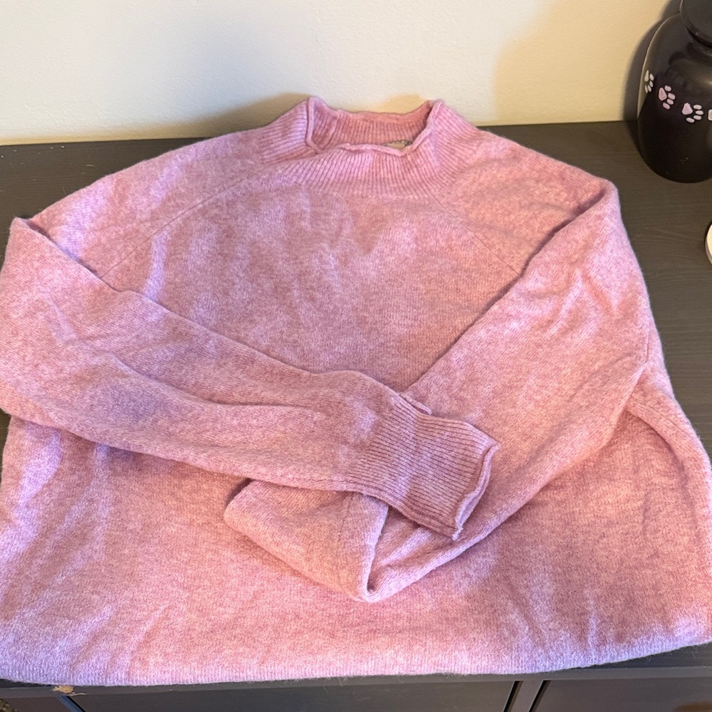 J. Crew Women's Pink Crew Neck Sweater